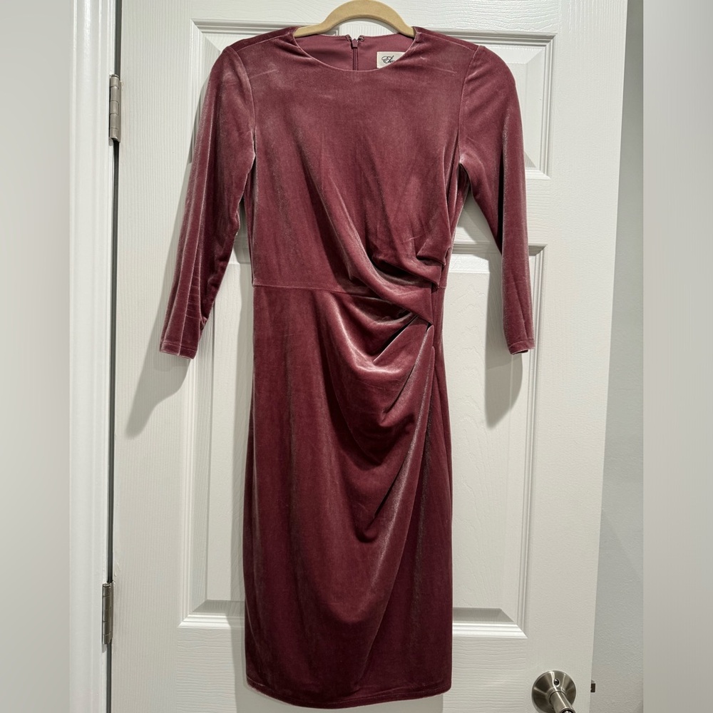 Eliza J Velvet Dress